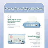 Farlin Pure Water Baby Wipes – 80 Pcs
